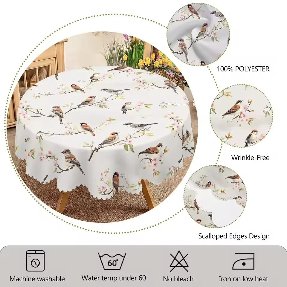 Rectangular Couple Dachshund Dog Pattern With Heart Table Cloth Waterproof Tablecloth Outdoor Table Cover