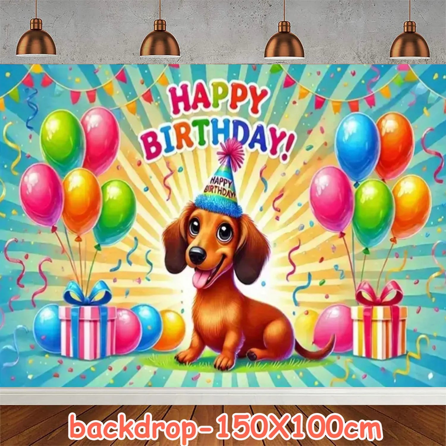 Ultimate Dachshund Birthday Party Kit – Balloons, Cake Toppers & Decorations for Sausage Dog Lovers