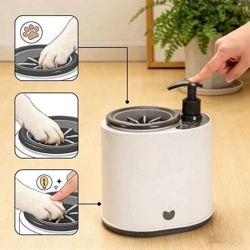 Dachshund Auto Paw Washer™ | Rechargeable Automatic Paw Cleaner for Fast & Mess-Free Cleaning