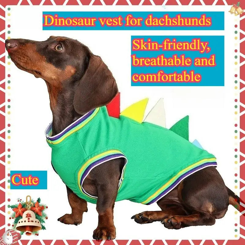 DinoDoxie™ | Adorable Dinosaur Costume for Dachshunds