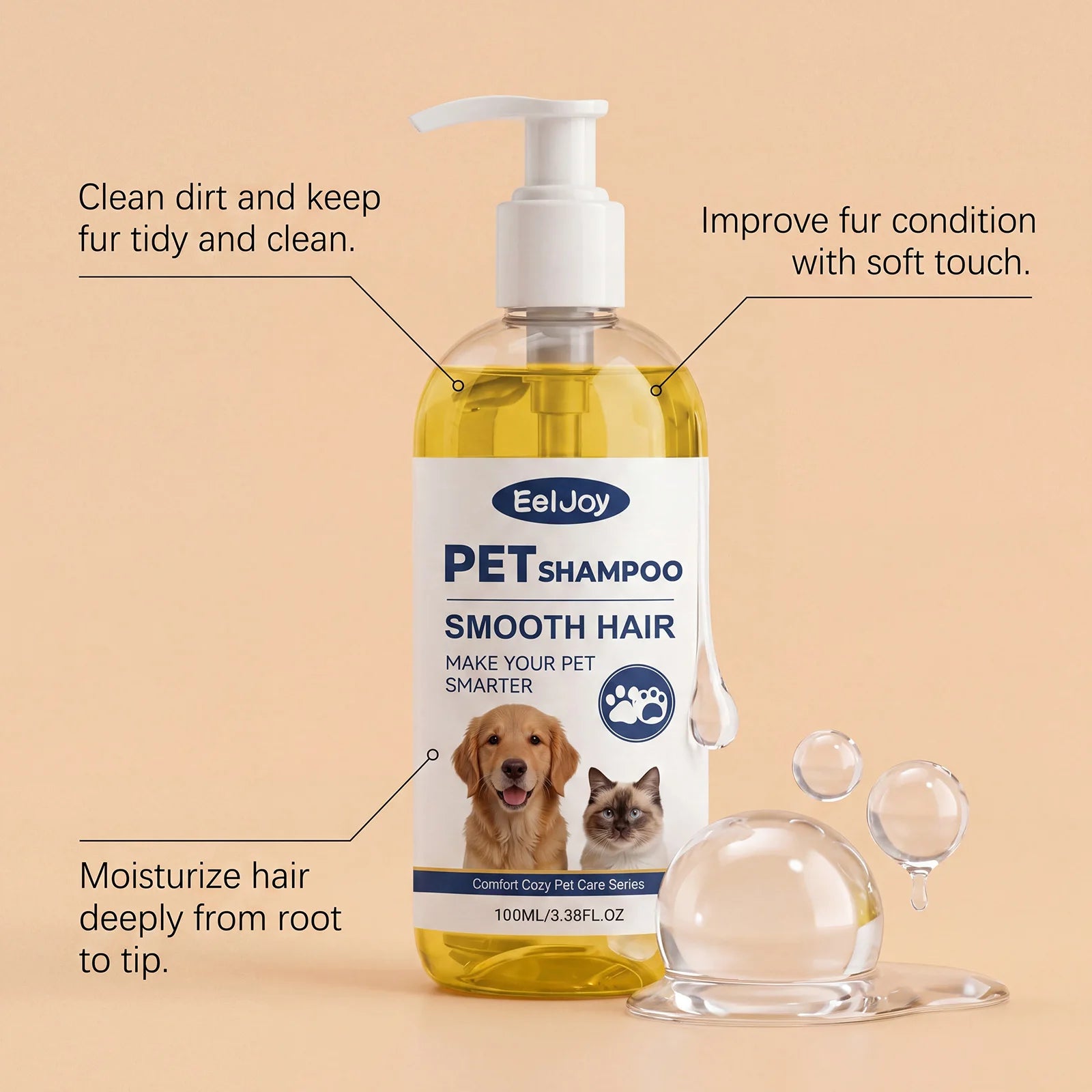 Dachshund Coconut Shampoo™ | Deep Moisture & Silky Coat Care for Sausage Dogs