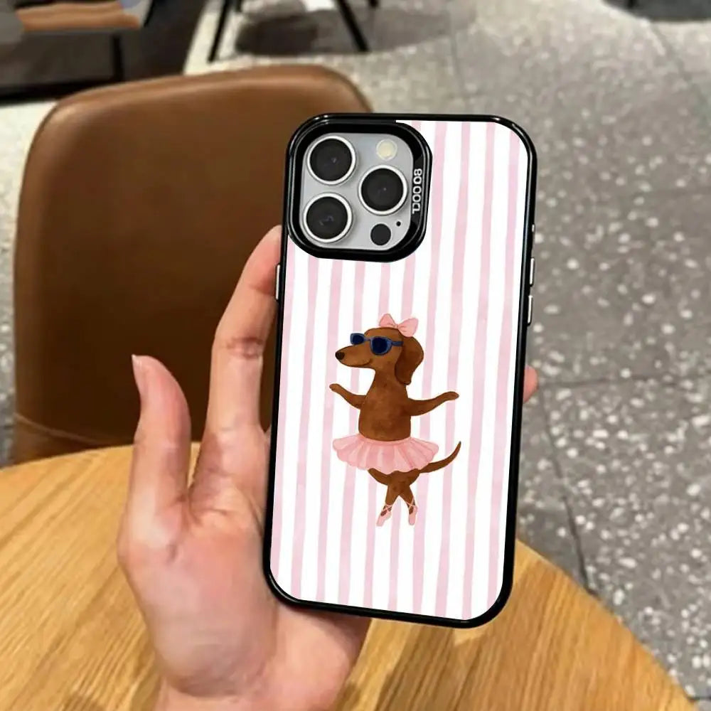 Doxie Luxe™ iPhone Case – Elegant Dachshund Phone Case for Doxie Lovers