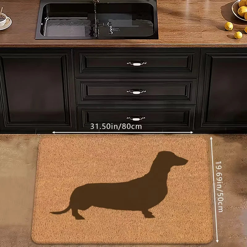 Dachshund Kitchen Runner Rug – Non-Slip Floor Mat for Entryway, Hallway & Home Decor