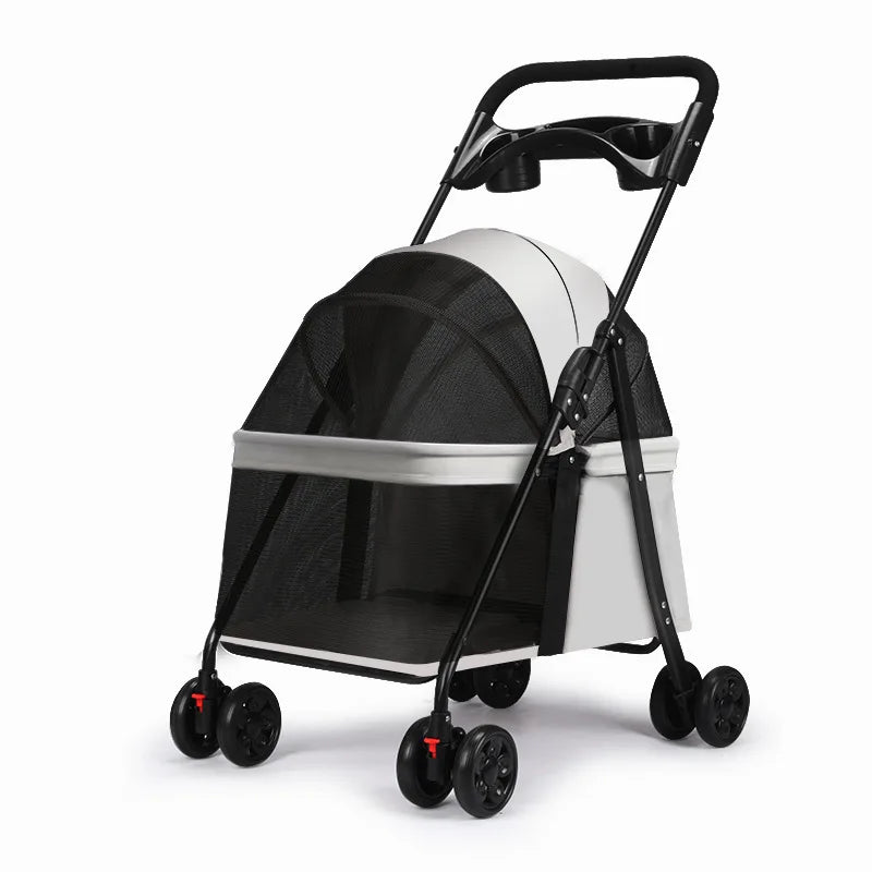 Dachshund Adventure Stroller™ | Premium Foldable Pet Stroller for Comfortable Walks & Travel