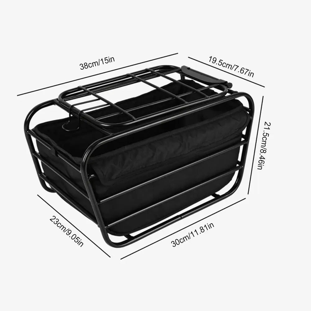 RideRack™ for Dachshunds – Secure Rear Bike Basket for Safe Cycling Adventures