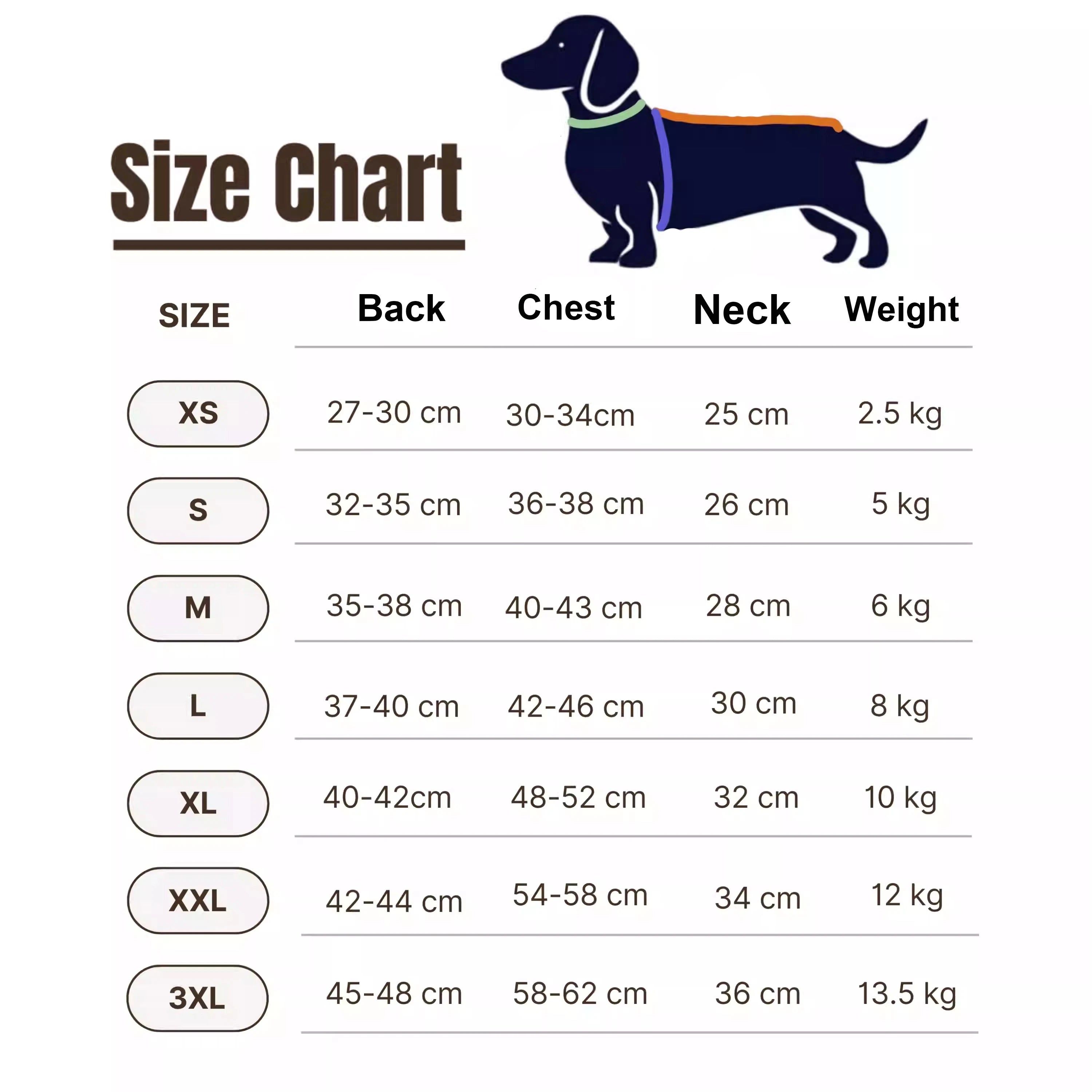 Warm Dachshund Pajamas™ | Soft Winter Four-Legged Dog Jumpsuit