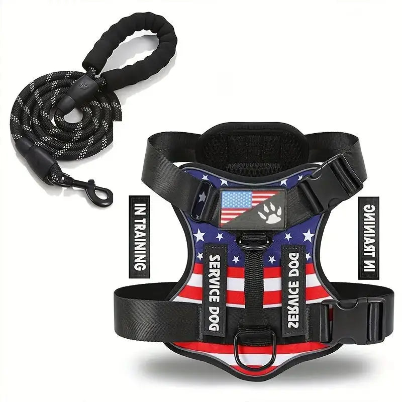 Dachshund Escape-Proof Harness Set™ | Secure No-Pull Control & Reflective Safety