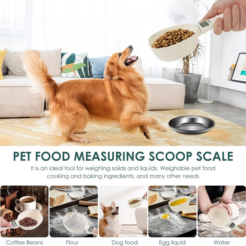 Digital Food Measuring Scoop for Dachshunds | Precision Portion Scale for Healthy Feeding