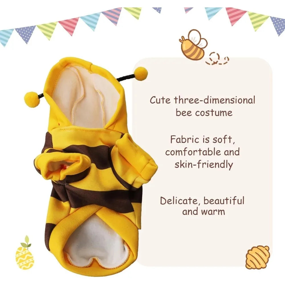 Dachshund Bumble Bee Costume™ | Adorable Hooded Bee Outfit for Photos, Parties & Special Moments