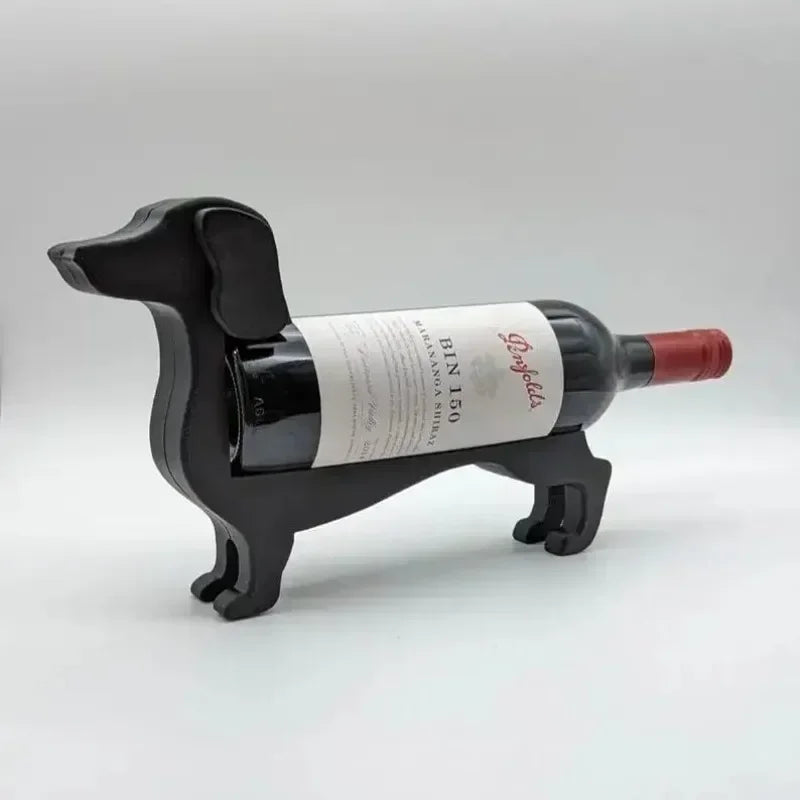 Dachshund Wine Bottle Holder – Decorative Sausage Dog Wine Rack