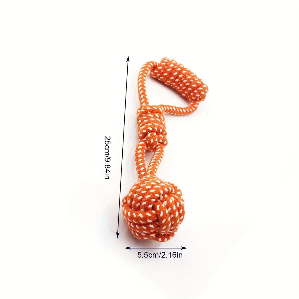 Rope Ball Tug Toy for Dachshunds – Durable Chew & Tug Toy for Interactive Play and Healthy Teeth