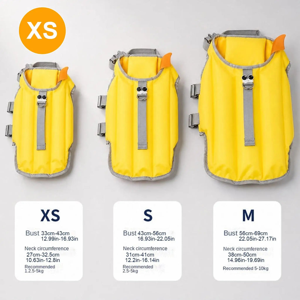 Premium Dog Life Jacket for Dachshunds – Adjustable High Buoyancy Swim Vest with Rescue Handle