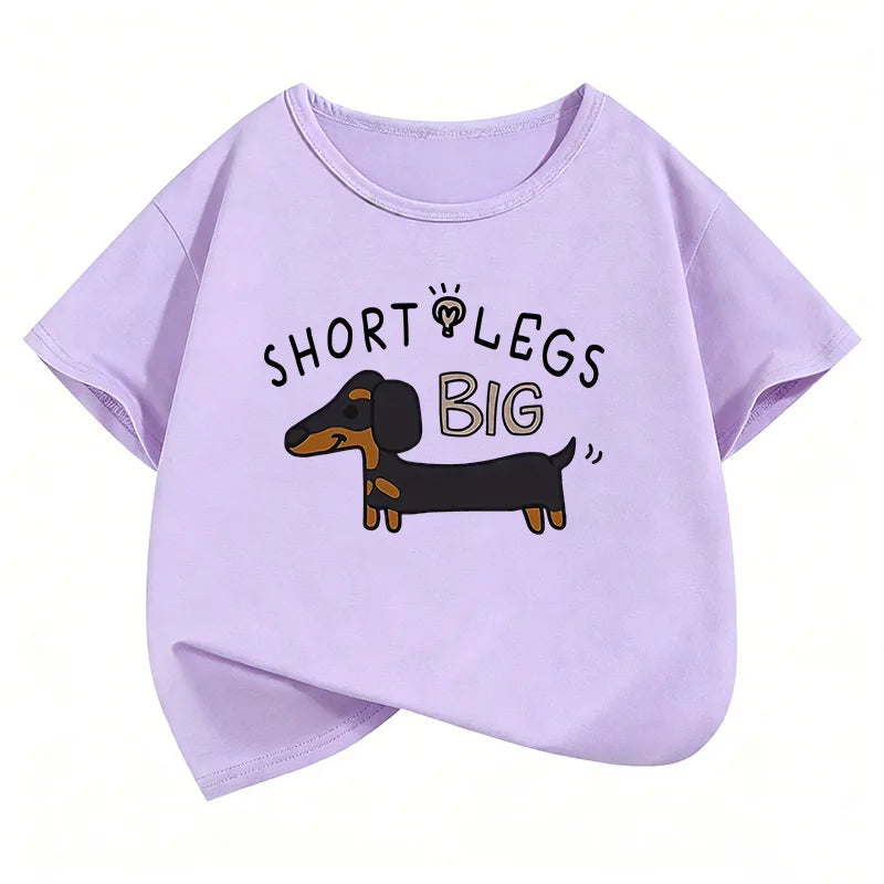 Dachshund Kids T-Shirt™ | Cute Cartoon Dog Tee for Boys & Girls
