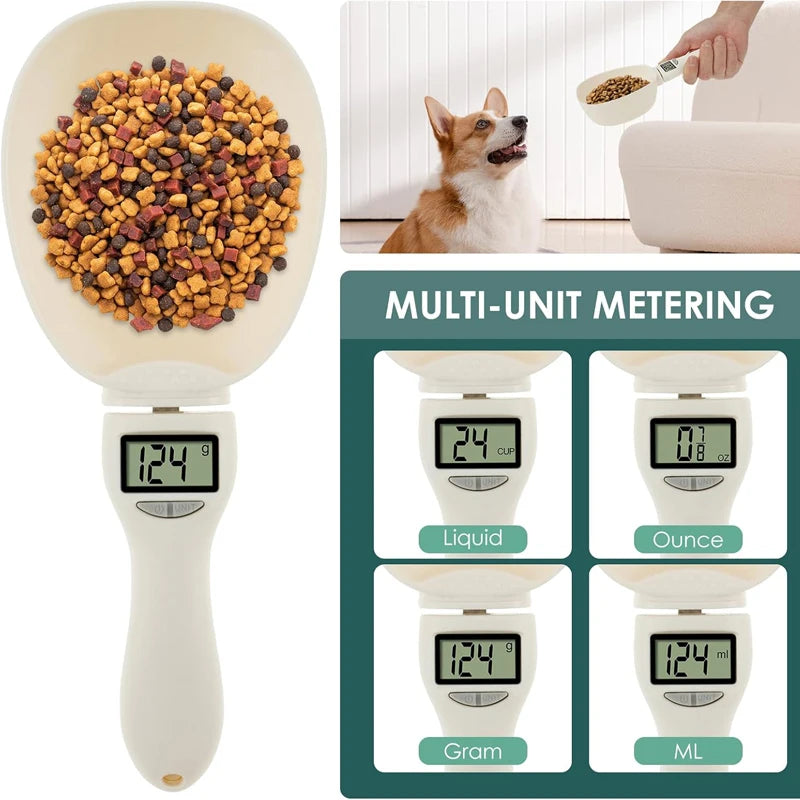 Digital Food Measuring Scoop for Dachshunds | Precision Portion Scale for Healthy Feeding