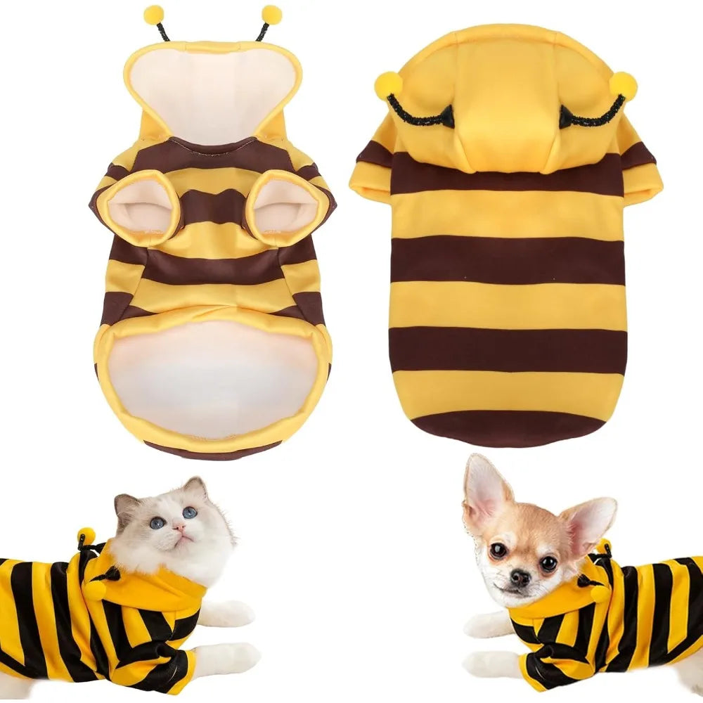 Dachshund Bumble Bee Costume™ | Adorable Hooded Bee Outfit for Photos, Parties & Special Moments