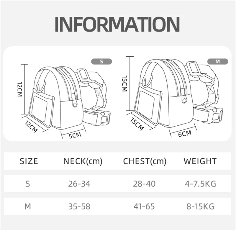 Dachshund Adventure Pack™ – Waterproof Harness Backpack for Active Sausage Dogs