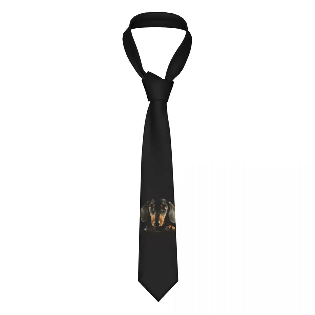 Dachshund Necktie – Elegant Sausage Dog Tie for Business, Weddings & Special Occasions