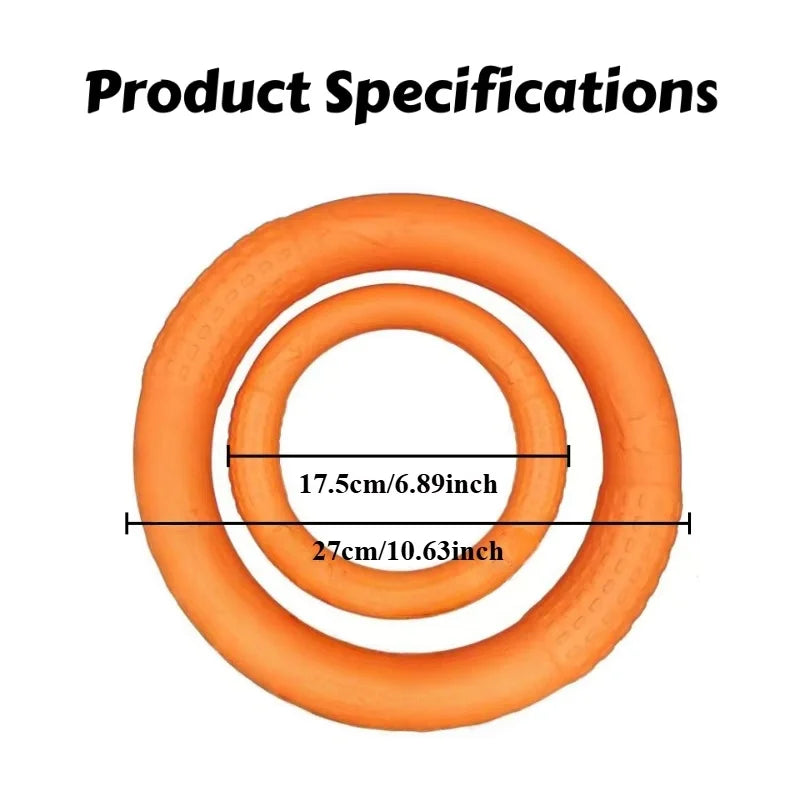 AquaFly™ for Dachshunds – Floating Flying Disc & Tug Ring for Interactive Outdoor Play