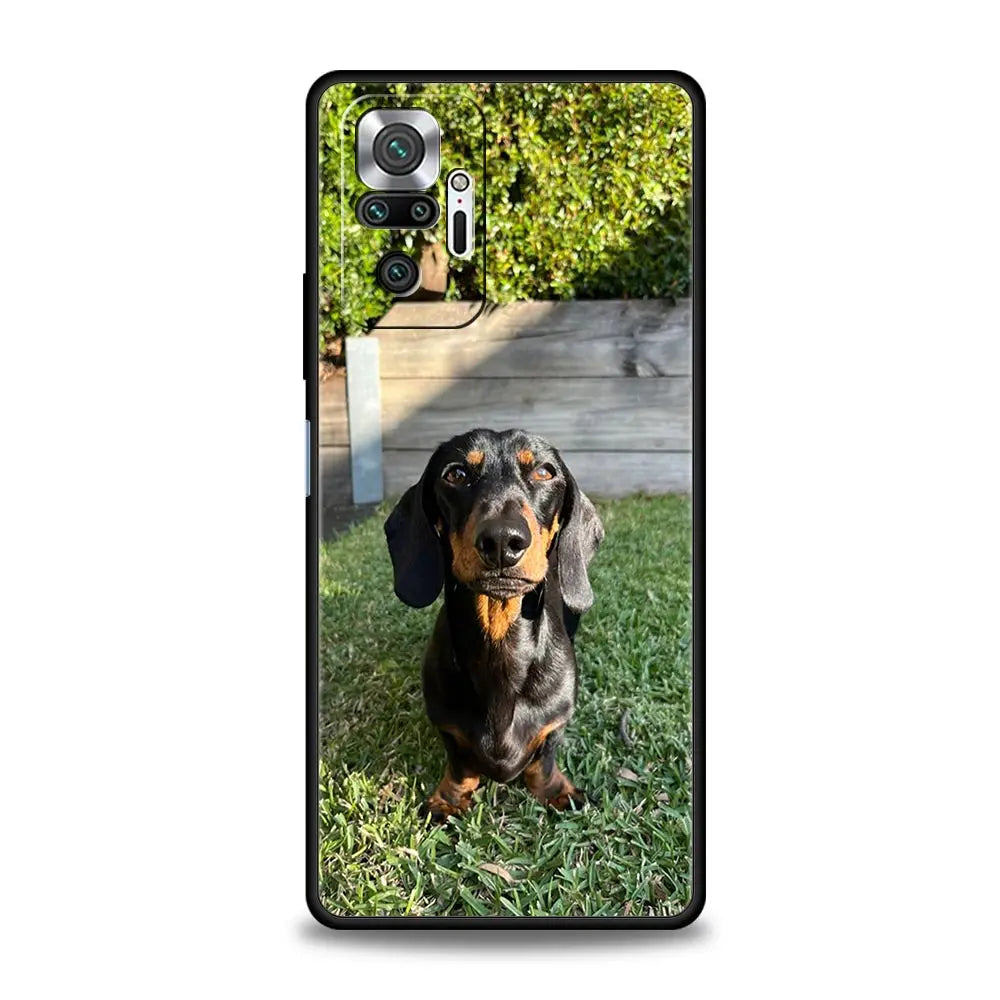 Dachshund Silhouette Xiaomi Case – Premium Shockproof Cover for Sausage Dog Lovers
