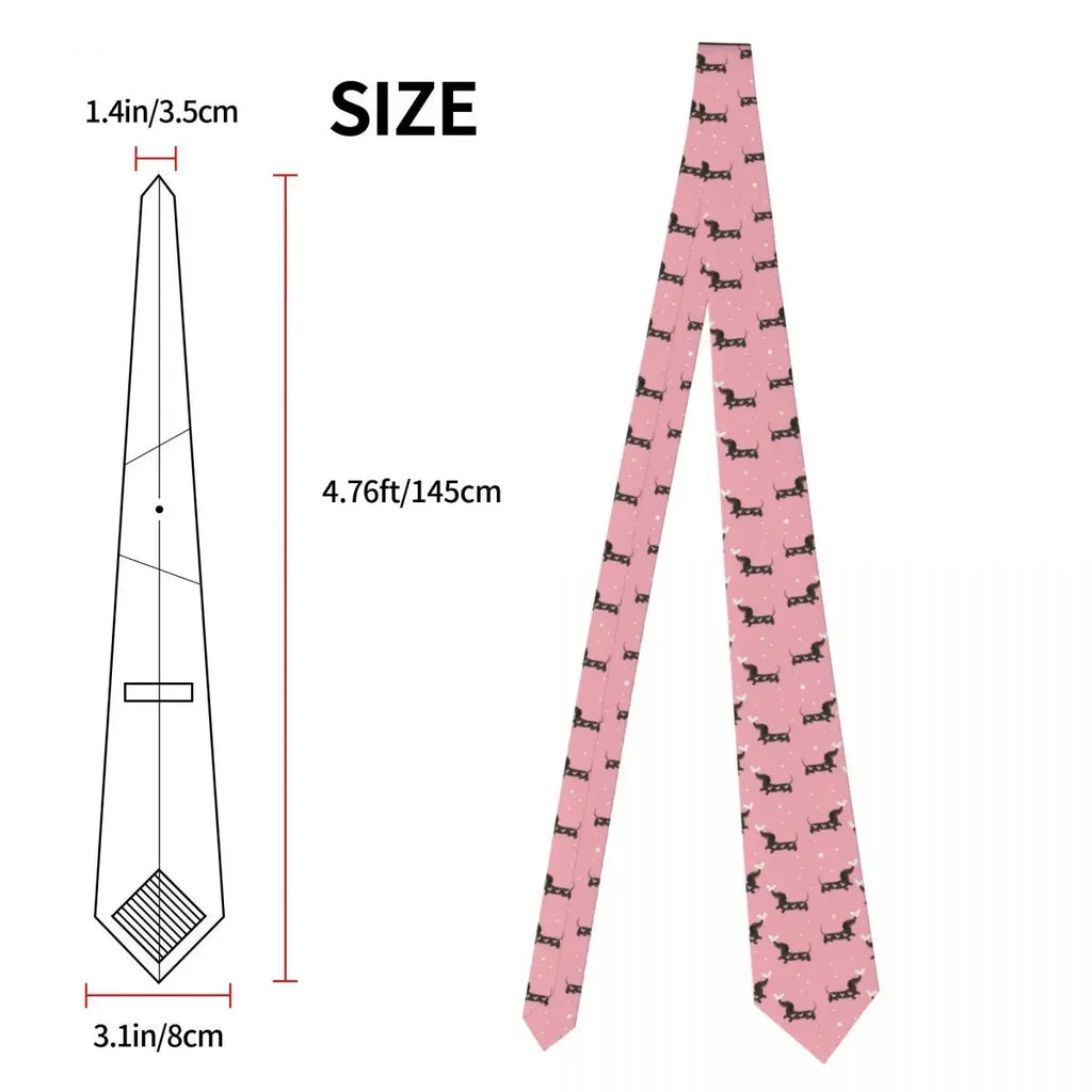 Dachshund Necktie – Elegant Sausage Dog Tie for Business, Weddings & Special Occasions