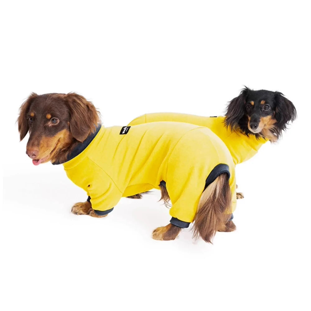 Dachshund Cozy Pajamas™ | Warm & Stretchy Winter Onesie for Sausage Dogs
