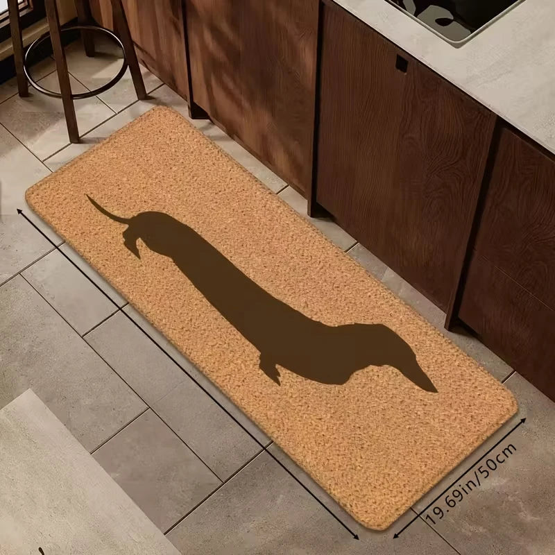 Dachshund Kitchen Runner Rug – Non-Slip Floor Mat for Entryway, Hallway & Home Decor