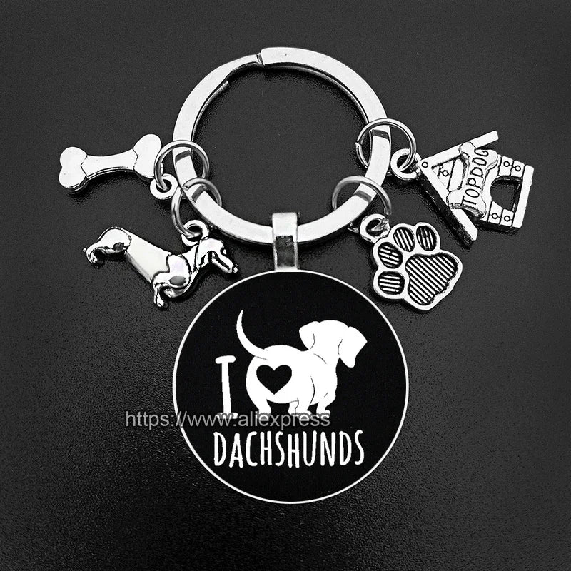 I Love My Dachshund™ Keychain – The Perfect Everyday Gift for Sausage Dog Lovers