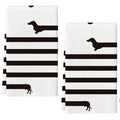 Dachshund Kitchen Towel Set – Super Absorbent Tea Towels for Dachshund Lovers (2-Pack)