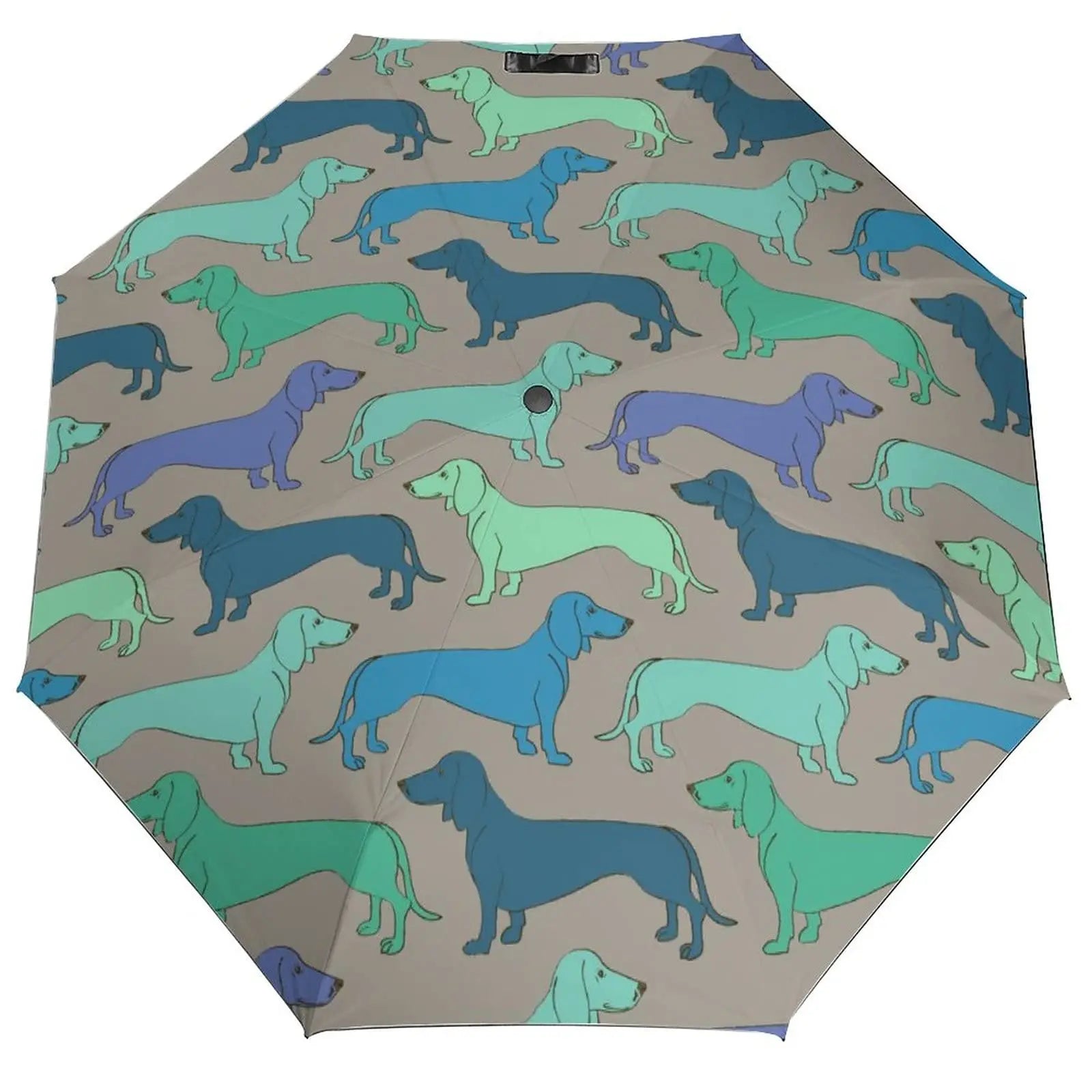 Dachshund Folding Umbrella – Lightweight Windproof Travel Umbrella for Dachshund Lovers