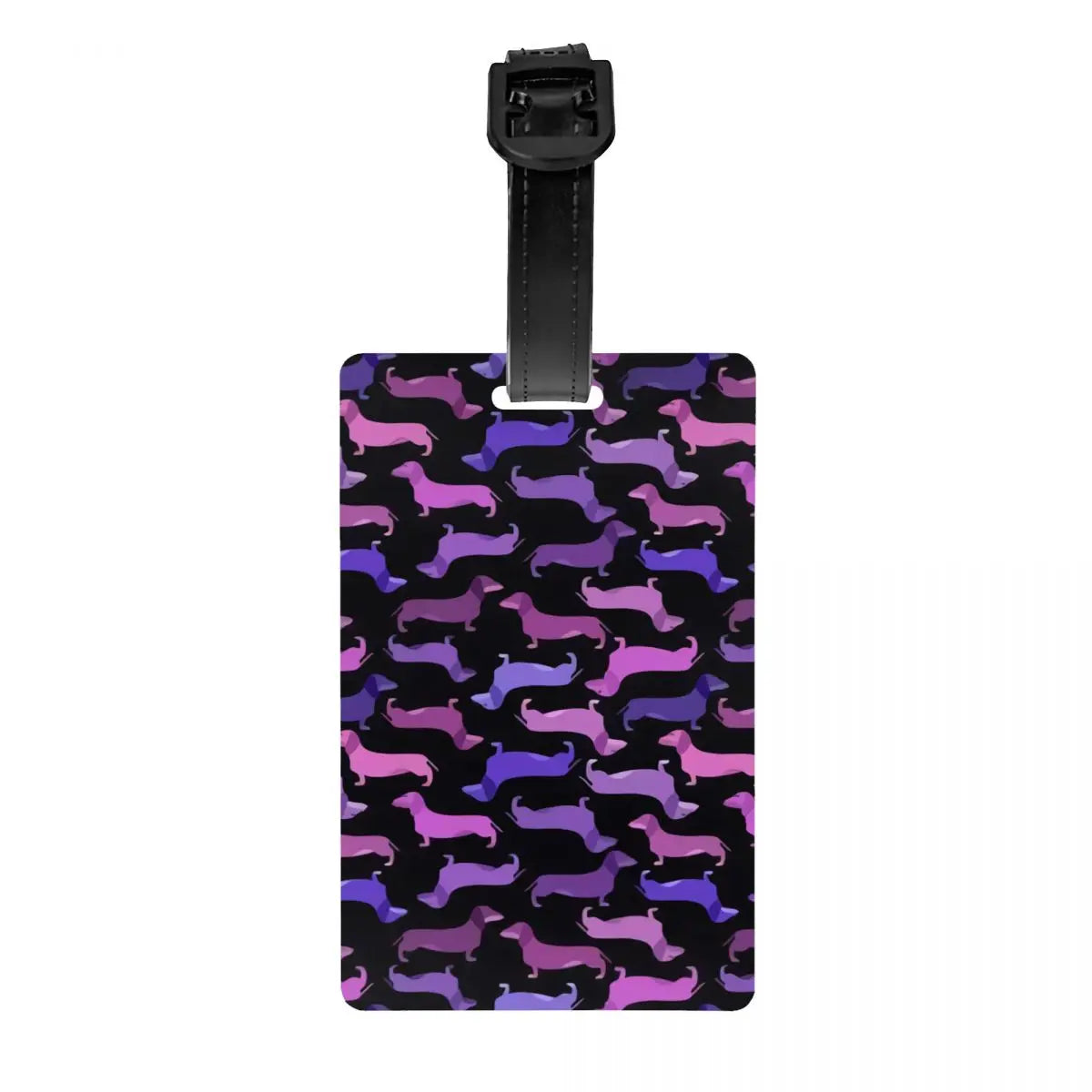 Personalized Dachshund Luggage Tag – Custom Travel ID Tag for Suitcases, Backpacks & Carry-On Bags