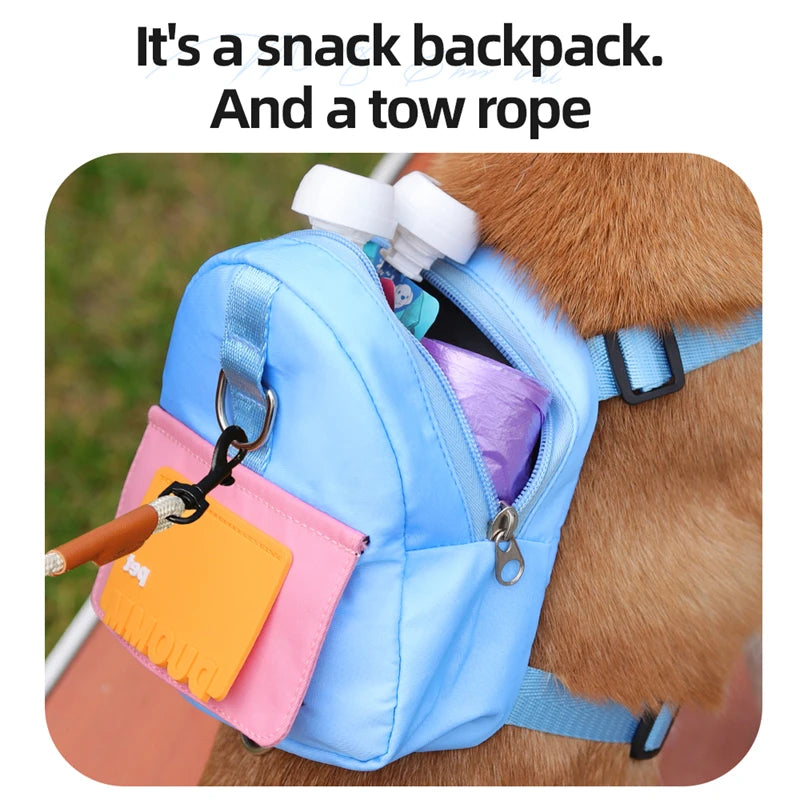Dachshund Adventure Pack™ – Waterproof Harness Backpack for Active Sausage Dogs