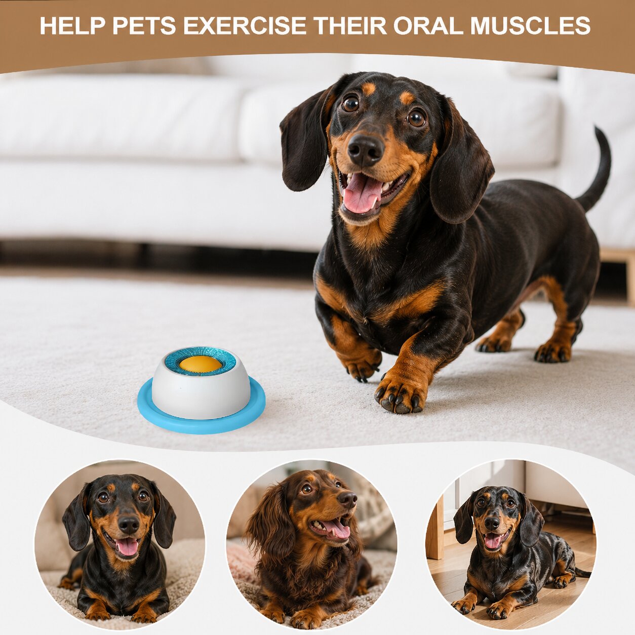 Dachshund Treat Puzzle Feeder™ – Slow Feeding & Brain Game in One